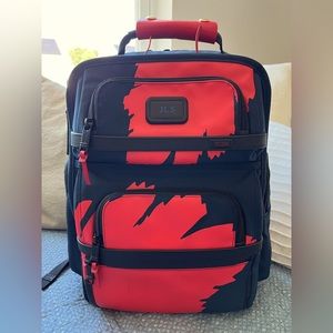 Tumi Brief Pack - blue and red